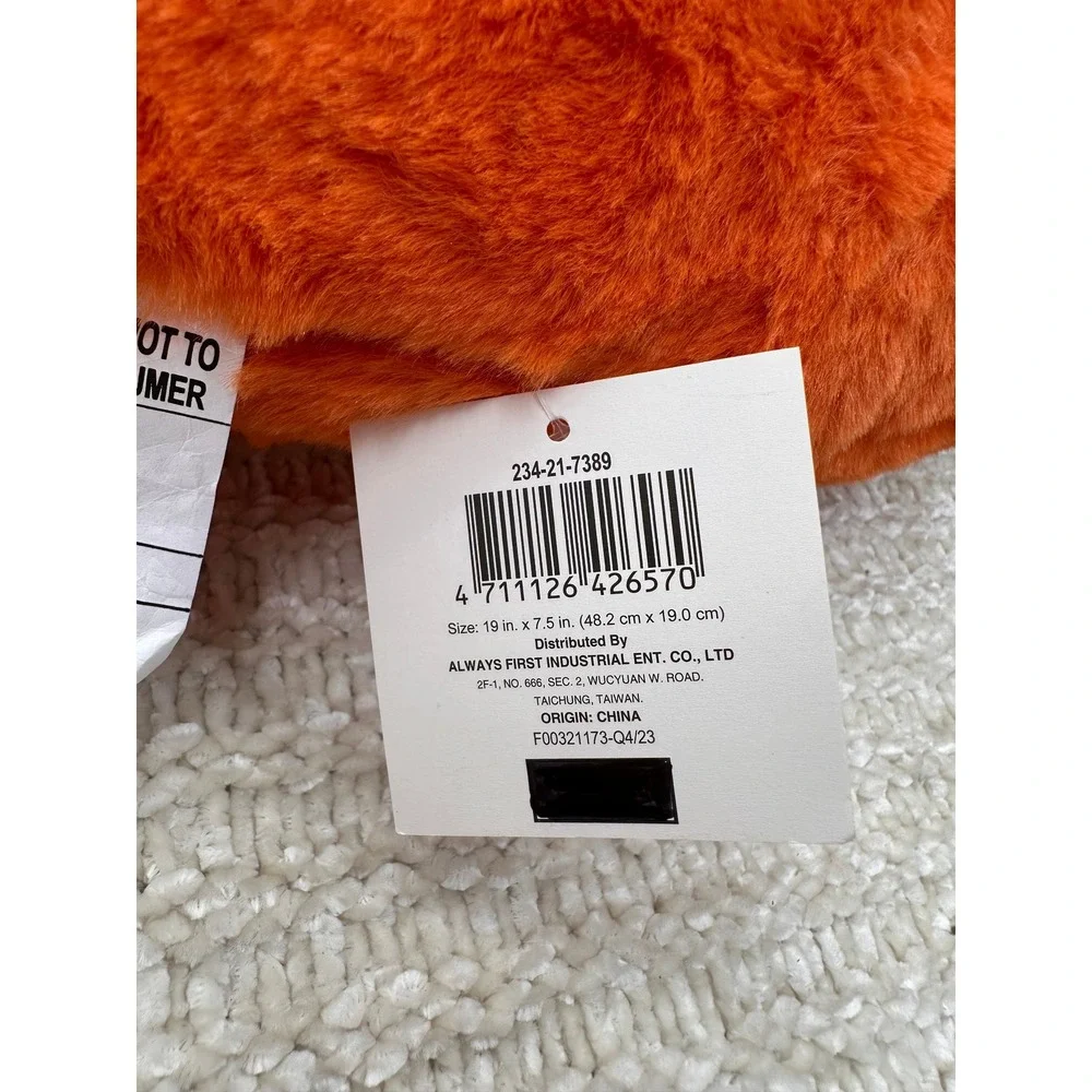 Target Carrot Decorative Pillow Plush Easter Stuffed Animal 19in Orange Kids Toy